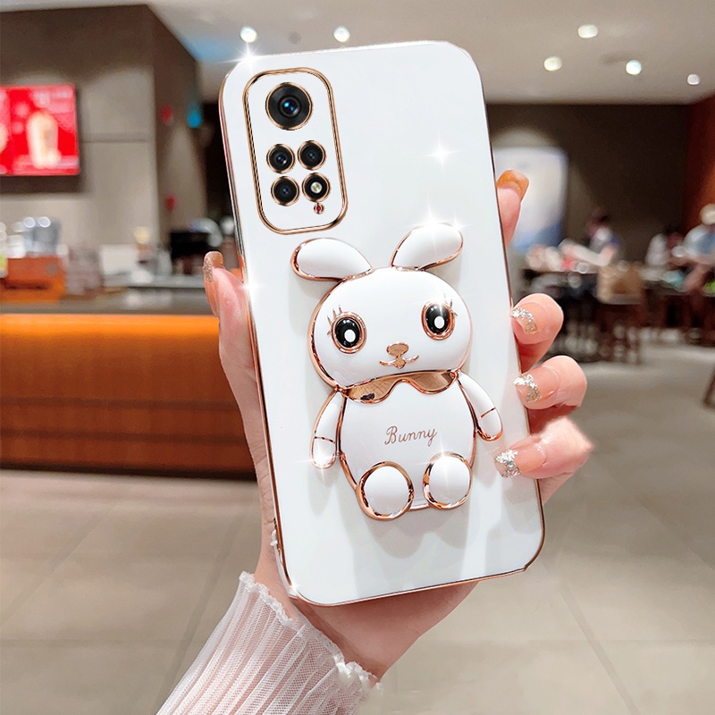 Soft Case Silikon Desain Kelinci Untuk Xiaomi Mi 12 Lite Mi 11 Lite Mi 11T Pro 10T Note 8 Pro Note 7 8A