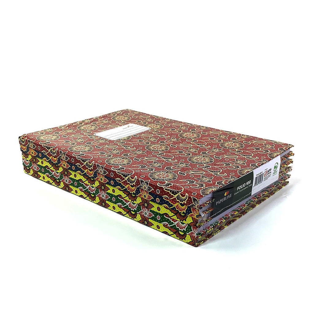 

BUKU TULIS HARDCOVER PAPERLINE FOLIO 100 LEMBAR