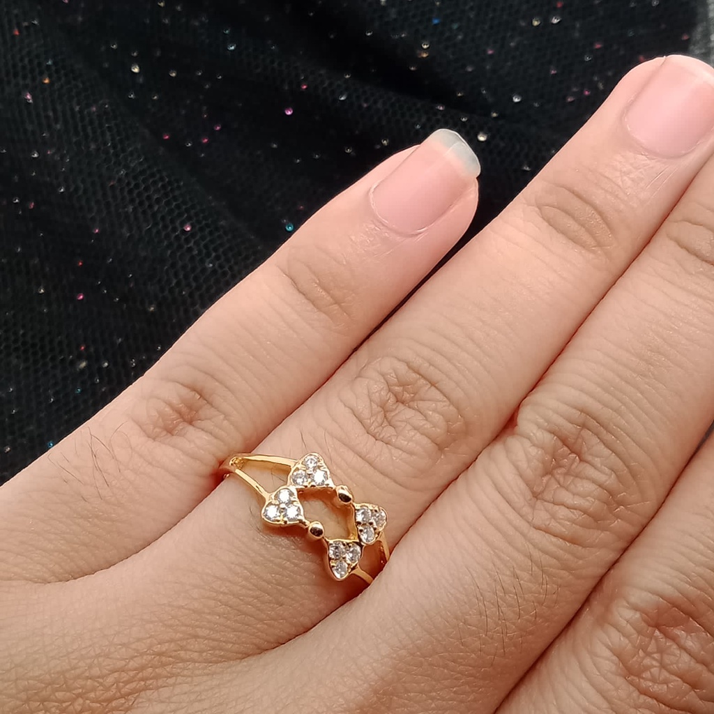 Cincin emas 17K - 1.95 gr kadar 750 - 3949