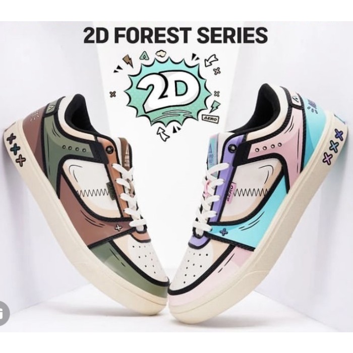 Aerostreet 2D Forest Hoops Low Series Aerostreet