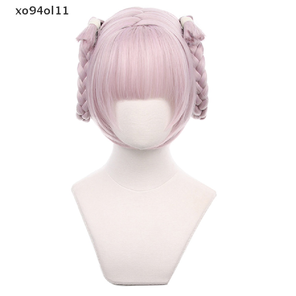 Xo Wigrambut Palsu Anime Call of the Night Nazuna Nanakusa Warna Pink Muda Untuk Cosplay