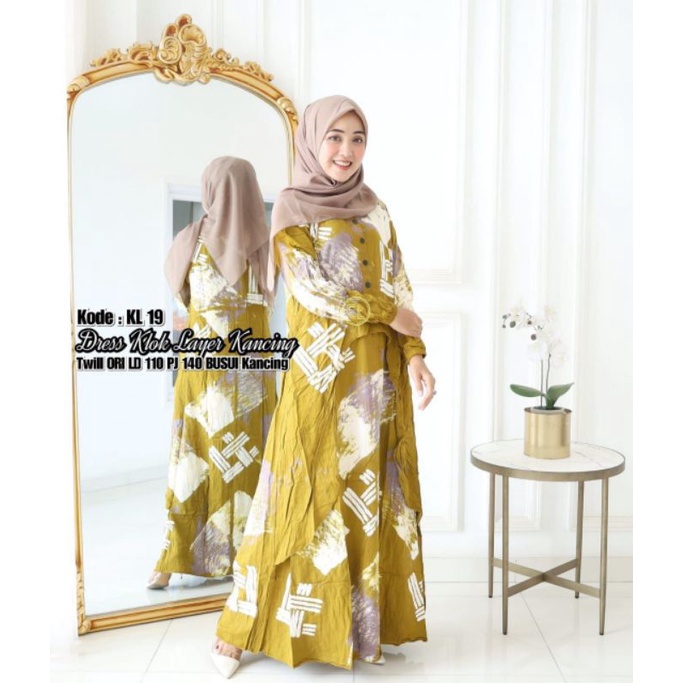 Gamis twill ori by elzhaf