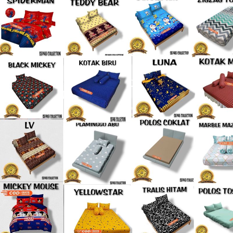 180x200x20 Urung Kasur Resleting set 2 sarbal 2 sargul GRATIS ONGKIR