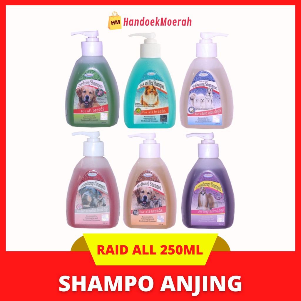 Raid All - Sanitiser DOG 250ml / Shampo Anjing Murah