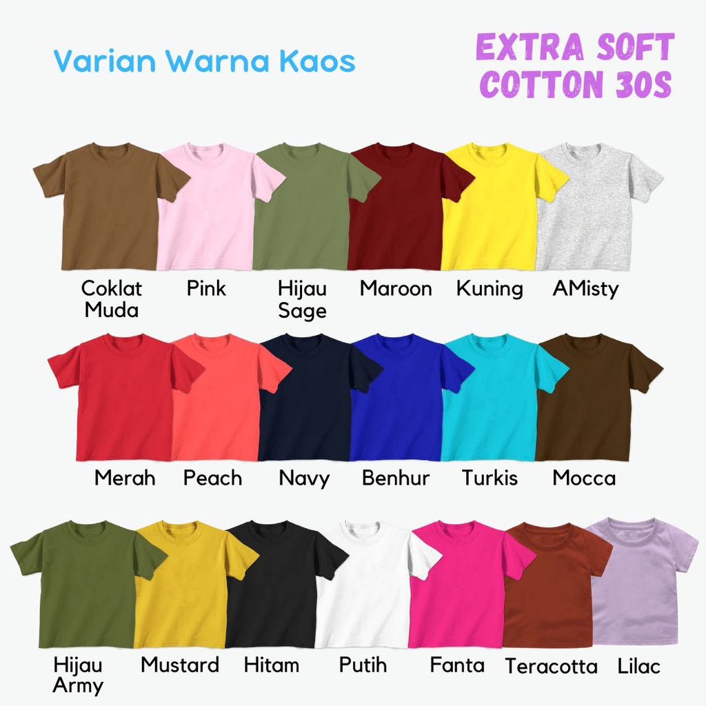 Baju Kaos BT21 Koya Karakter BTS Anak Dewasa Big Size Combed 30s Lembut