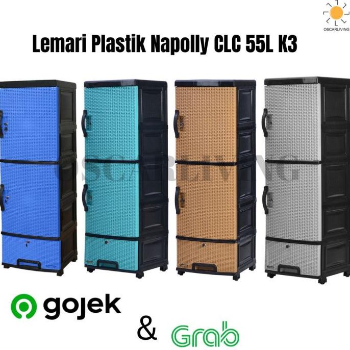 

Lemari Plastik Locker Napolly CLC 55L K3 COPAS ( Coklat Pastel ) stock ready