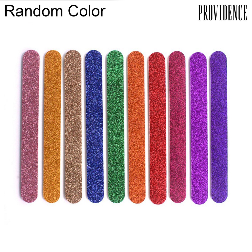 10 Pcs Alat Poles Kuku Panjang Tahan Lama Dapat Digunakan Kembali Untuk Salon Manicure Pedicure