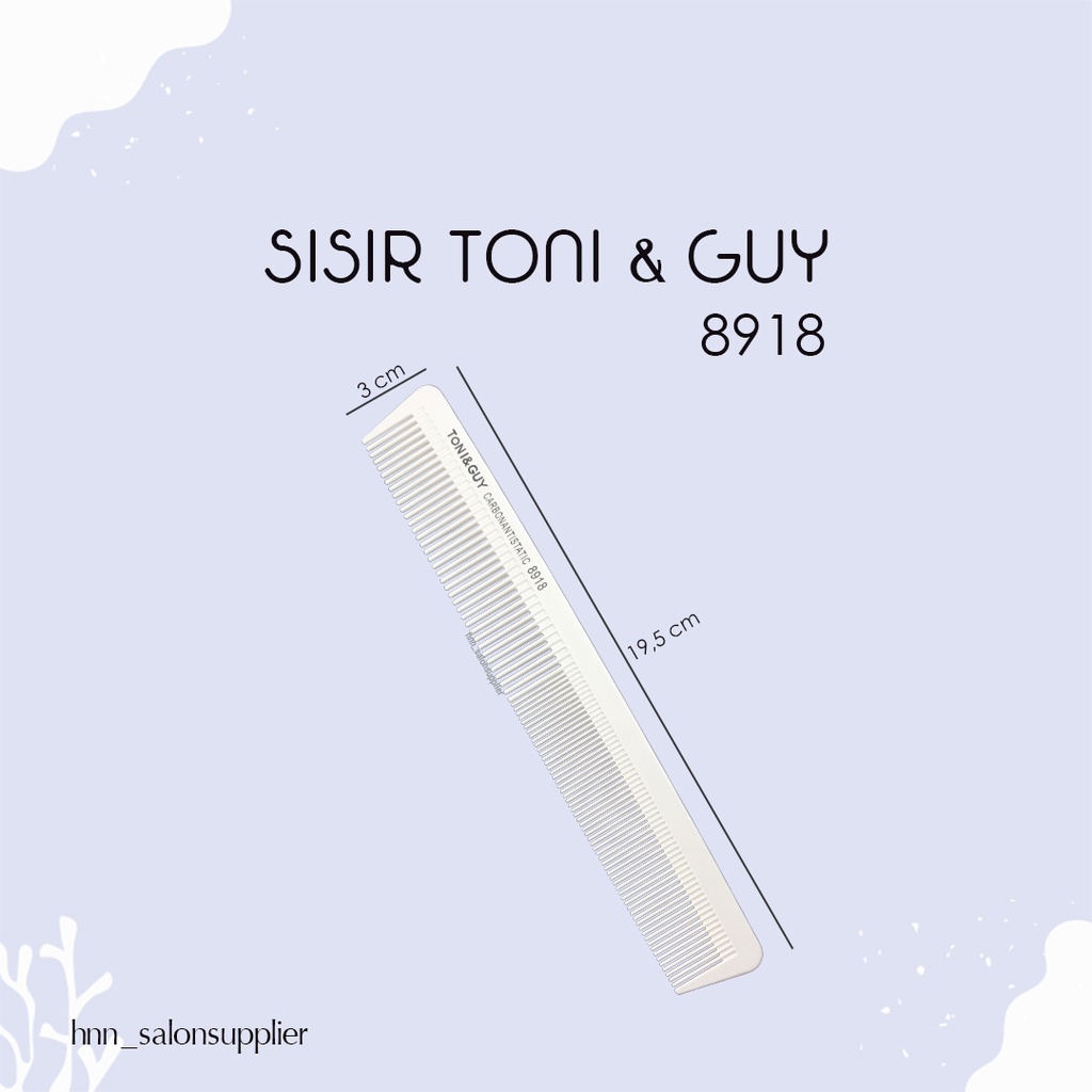 Sisir Potong Rambut Professionel Salon Barber Barbershop Toni and Guy 8918