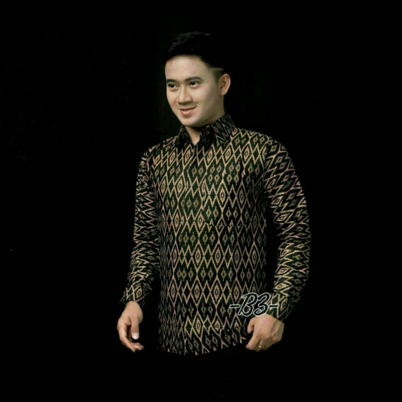 KEMEJA-BATIK-PRIA-MOTIF-SONGKET-SIZE-M-L-XL-XXL-TERBARU