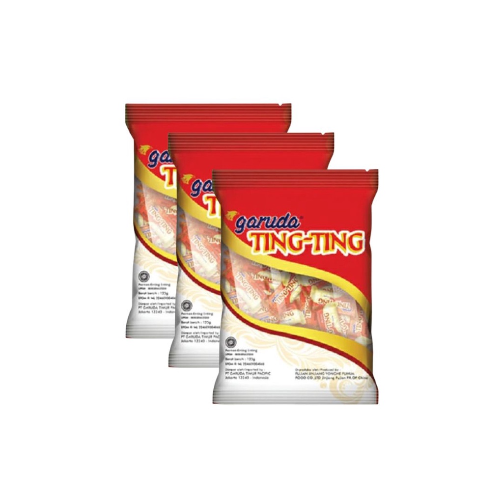 

Garuda Ting-Ting Permen Kacang 3 x 125 gr