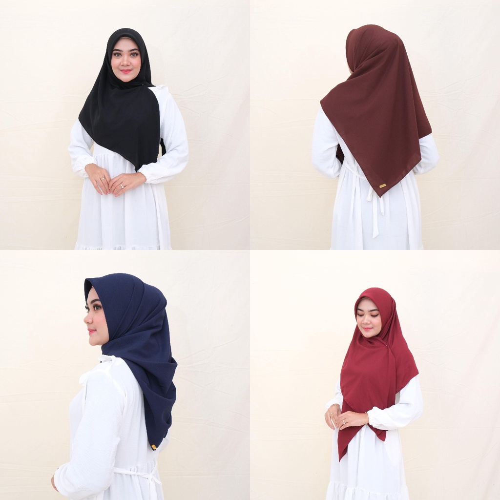 Hijab Segi Empat 130 x 130 Wolfis Premium by Zirfa Scarf