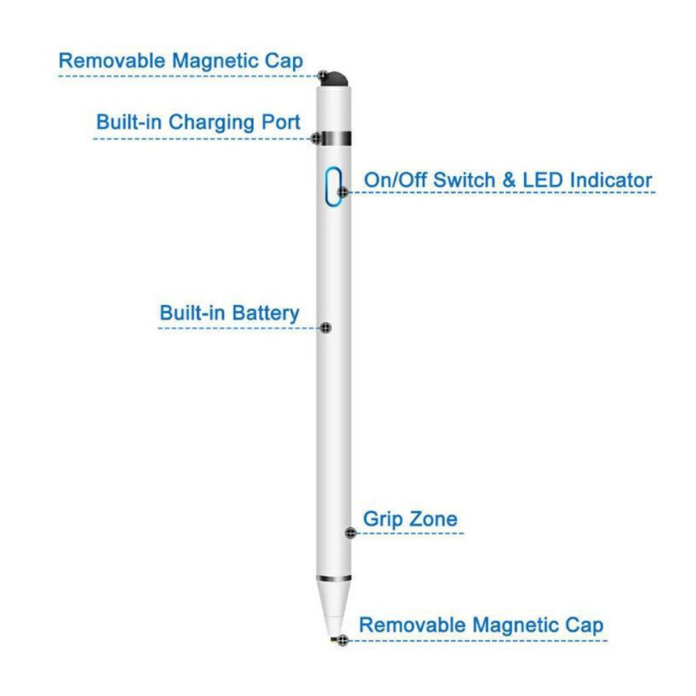 Stylus Pen Universal - Bisa Untuk Android &amp; Apple - Active Stylus Capacitive Pencil for Xiaomi Huawei