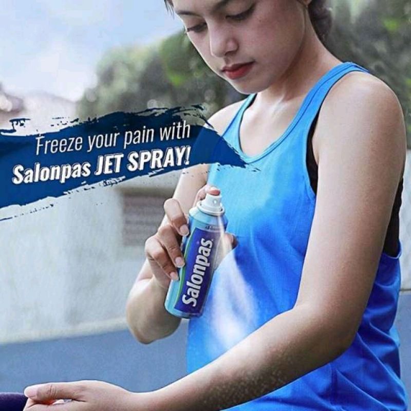 Salonpas Jet Spray 118 ml / Nyeri Otot / Nyeri Sendi /Keseleo