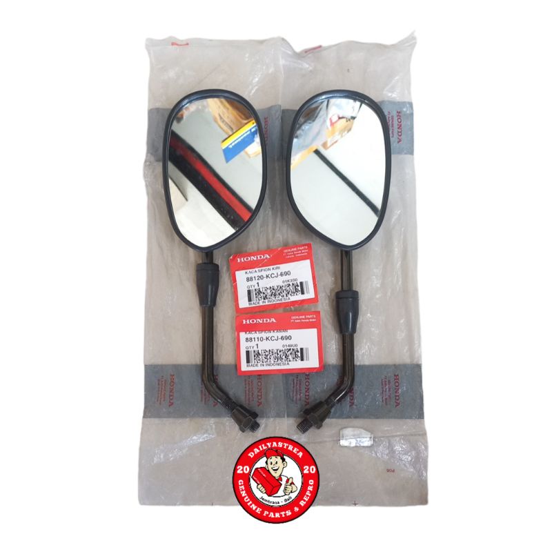 KACA SPION KANAN KIRI HONDA TIGER 2000 LAWAS LAMA ORIGINAL ASLI AHM 88120-KCJ-690