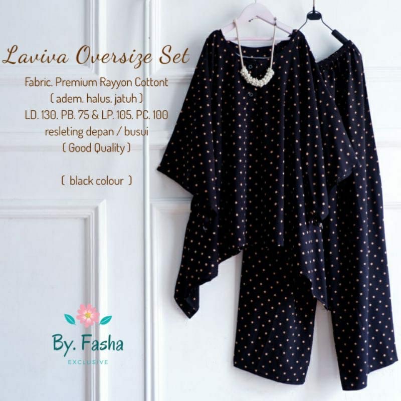 Setelan Wanita Waka Polka Kecil Jumbo Set | Setelan Wanita Wak | Rayon Premium | JUMBO  | SETELAN PIYAMA | PREMIUM QUALITY | COD