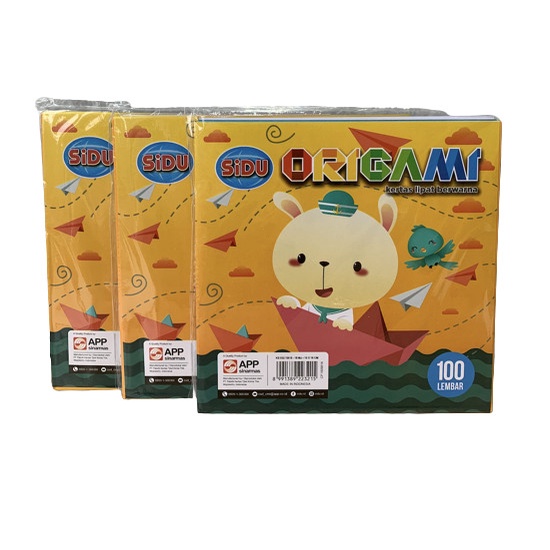 

Sidu Origami Paper Kertas Lipat Berwarna 16 x 16Cm Isi 100 Lembar