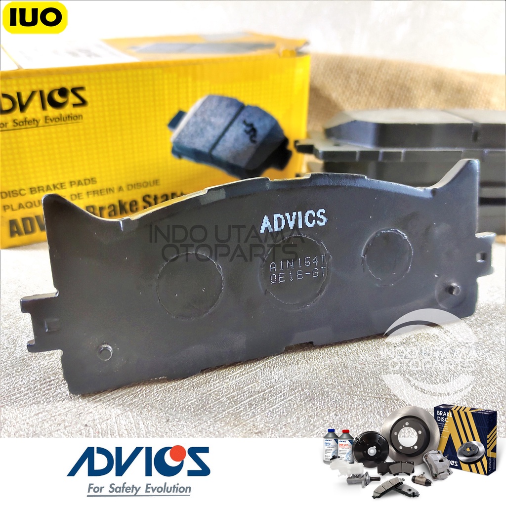 Brake Pad AISIN All New Camry Kampas Rem ADVICS A1N154T - ORIGINAL