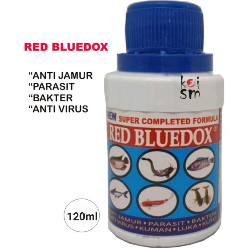 red bluedox anti jamur bakter parasit 120ml