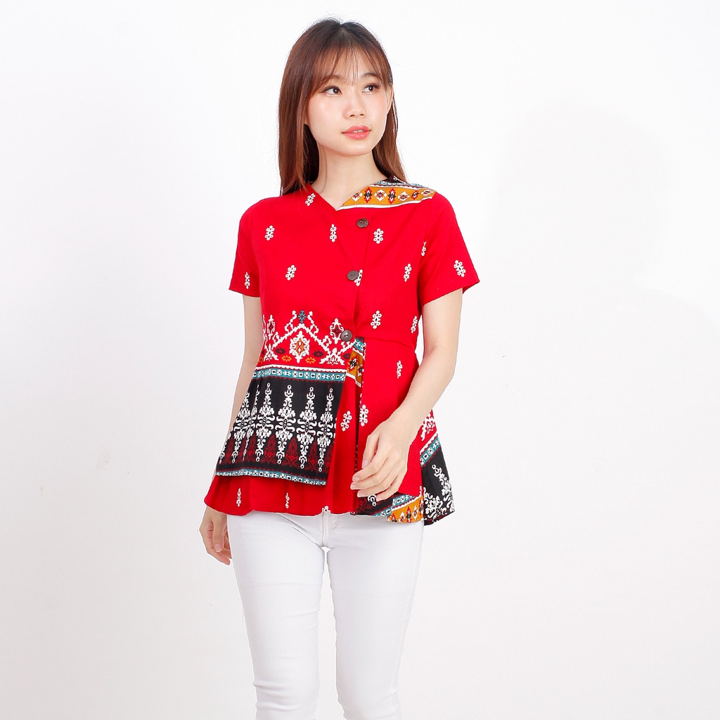 Batik wanita - Atasan blouse batik wanita fashion 183