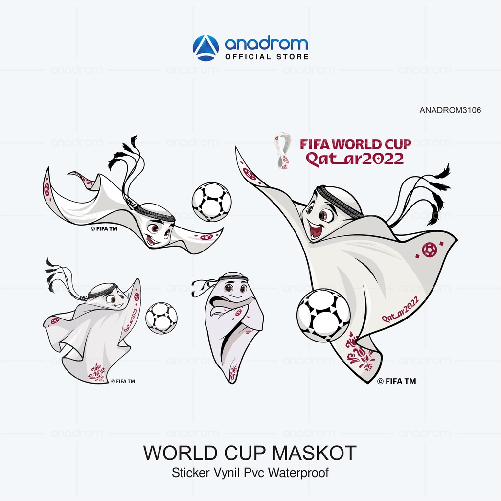 

Sricker World Cup Maskot I Isi 6 Pcs I Anadrom 3106