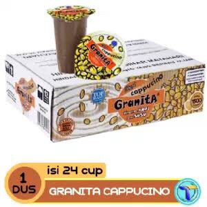 

NEW Granita Cappucino/kopi susu minuman cup (1 karton isi 24 cup)