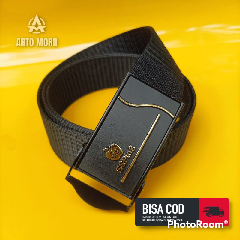 Ikat Pinggang Pria Canvas Sabuk Nylon Canvas Tactical Military Sabuk Pria MenBelt Fashion