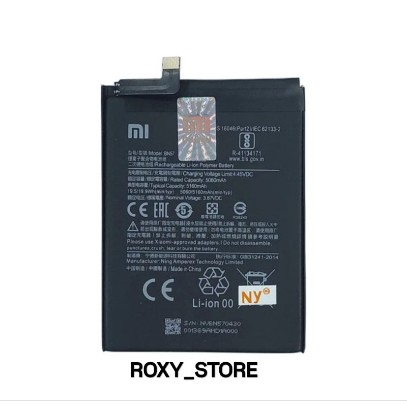 Battery Baterai Poco X3 NFC / X3 Pro BN57