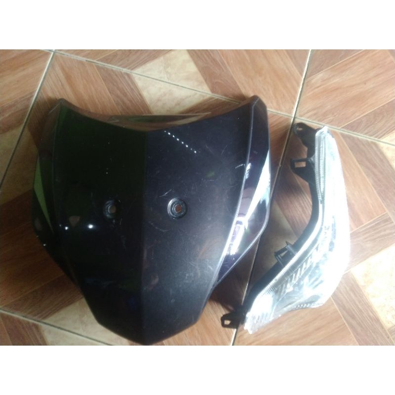 tameng depan Dan Mika Sein Kiri Supra X 125 Helm in