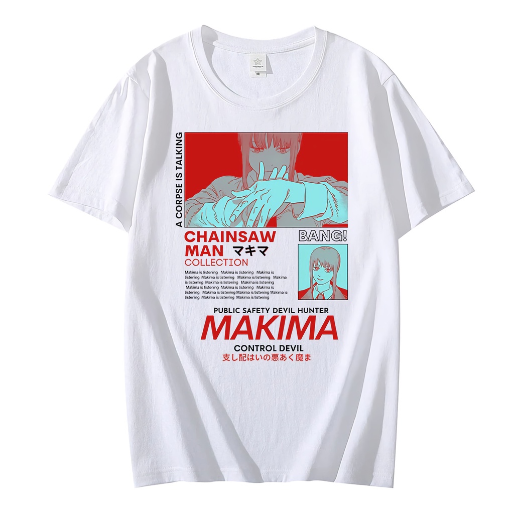 Tshirt Makima Ultimate Anime Manga Chainsaw Man Premium Unisex