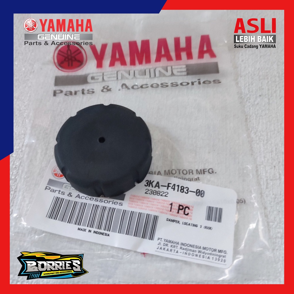 Damper Locating 3 - Karet Ganjal Ganjel Bulat Tangki Bagian Depan Yamaha RX King Original 3KA-F4183-