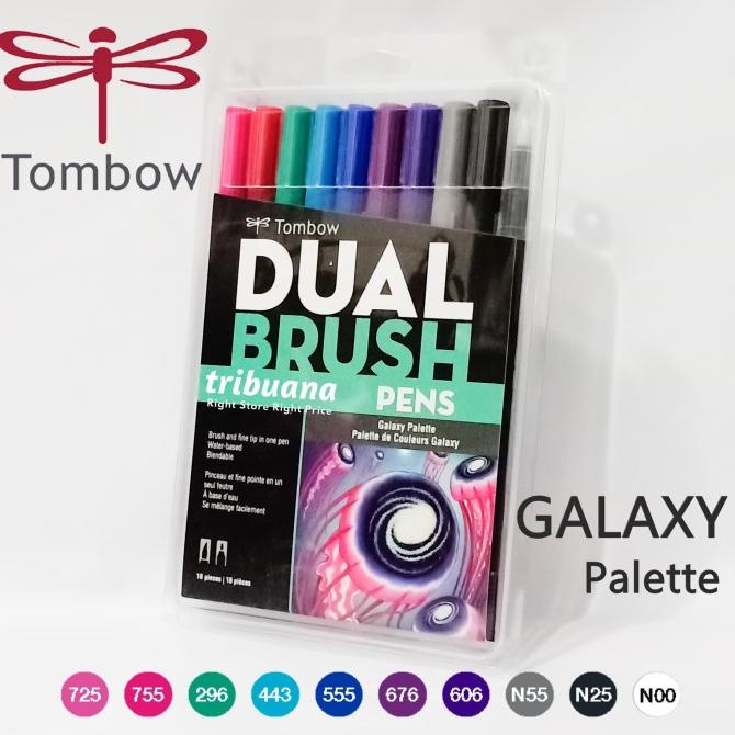 

Set Galaxy Palette Tombow ABT Dual Brush Marker