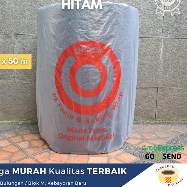 

BUBBLE WRAP UPACK 3KG PREMIUM 60 CM X 50 M - Hitam