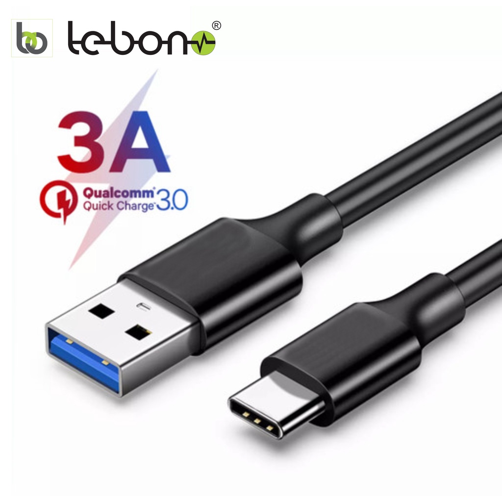 SweetMeats Kabel USB Type C Micro USB  Fast Charging DATA CABLE LT USB Tipe TYPE-C Tipe 1M USB 3.0 Qualcomm Kualitas Bagus Tahan Original