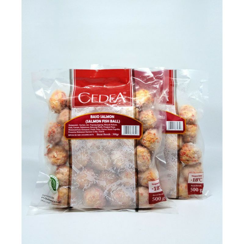 

[FROZENFOOD] CEDEA Salmon Ball 500 gram-Free Bubblewarp