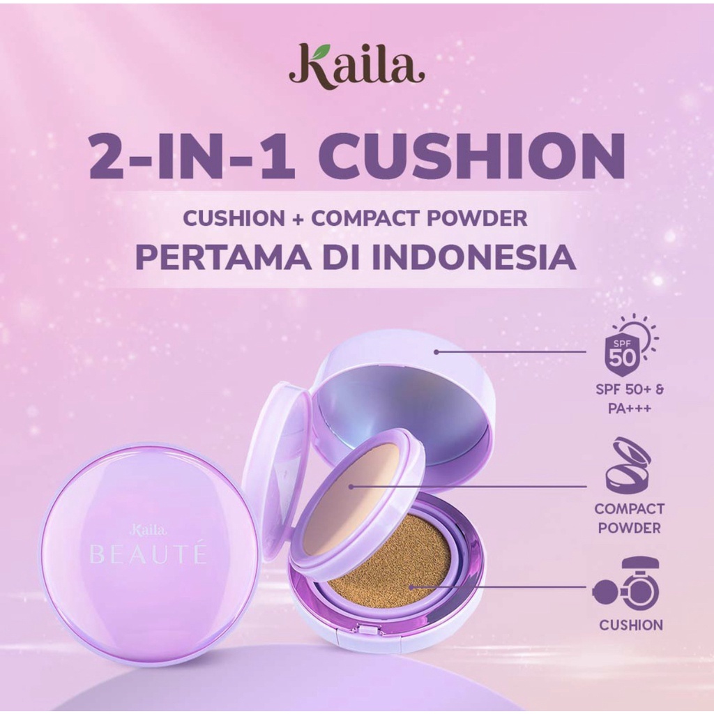 KAILA BEAUTE 2-in-1 Cushion SPF 50+ PA+++