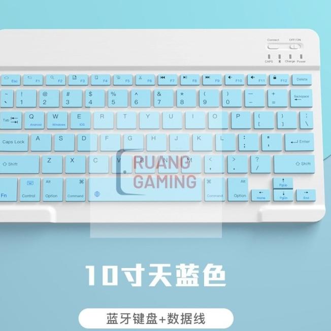 Tablet And Phone Bluetooth Keyboard 9.7/10 Inch - Dark Green