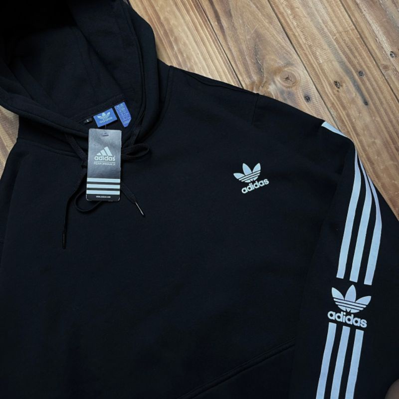 HOODIE JAKET SWEATER ADIDAS HAND LOGO TAPED FULLTAG &amp; LABEl