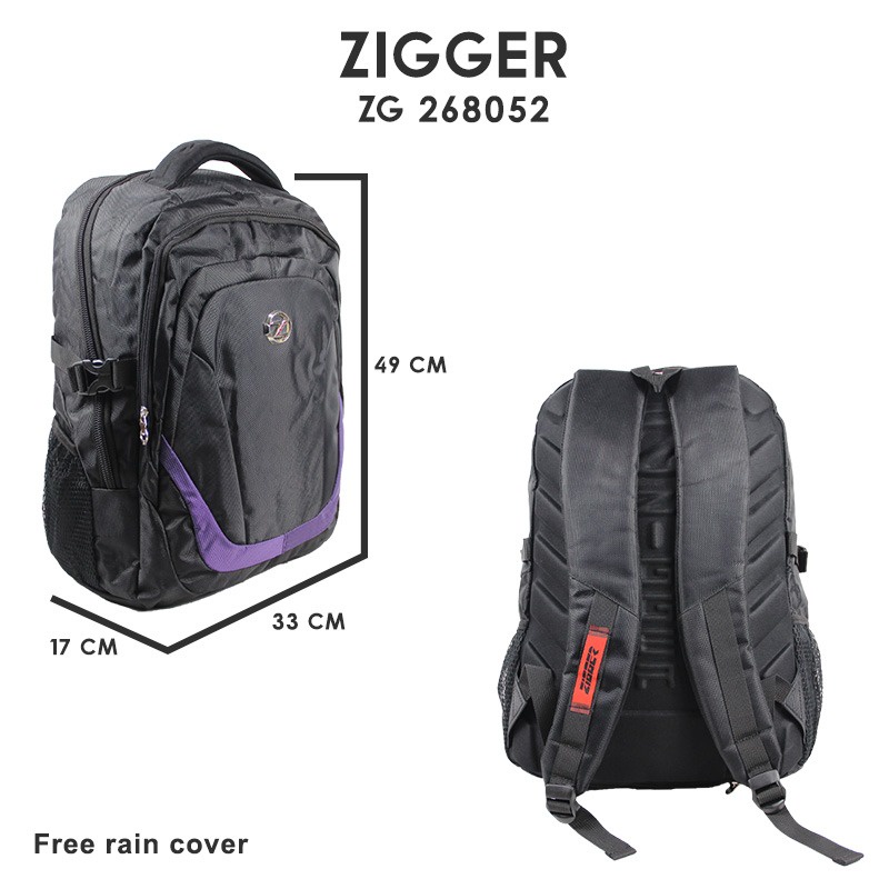[KLIKTAS] Tas Ransel Pria Semi Caril Backpack Lokal Zigger 268052