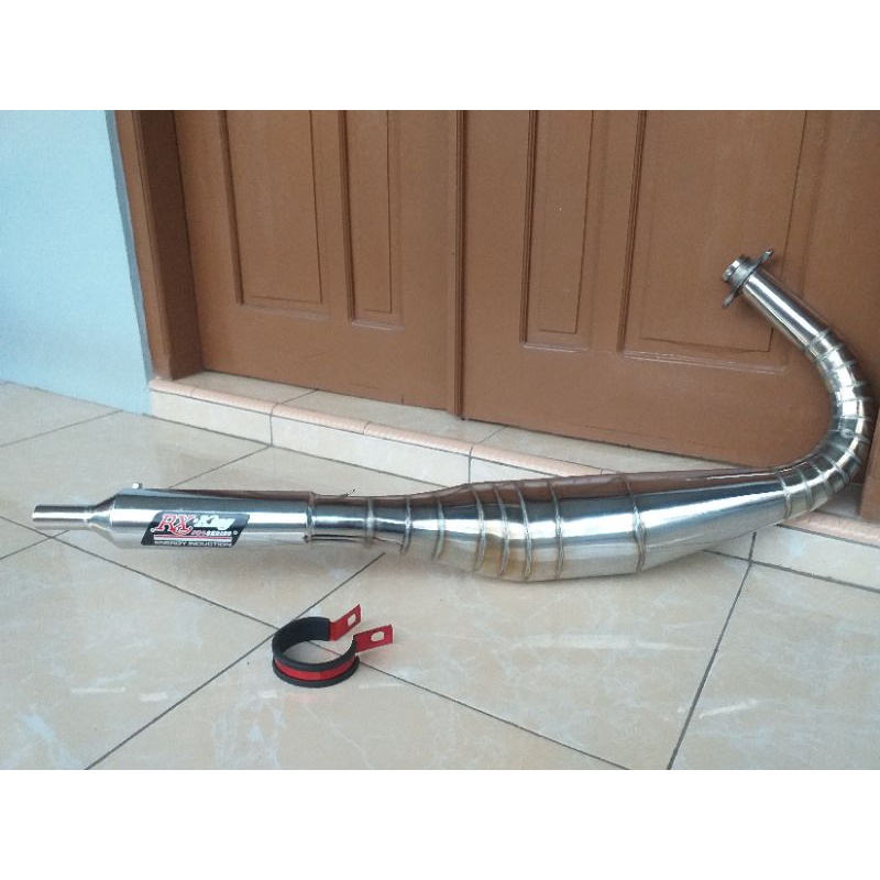 knalpot Rx king kolong Python Chrome cacing super garing istimewa Rx king pro series// suara garing 
