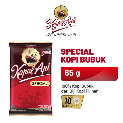 

KAPAL API Kopi Bubuk Special Pack 65gr