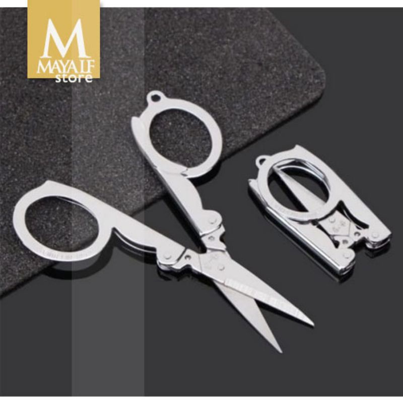 

gunting besi lipat / folding scissors / gunting syarat Termurah Terlaris BEST SELLER
