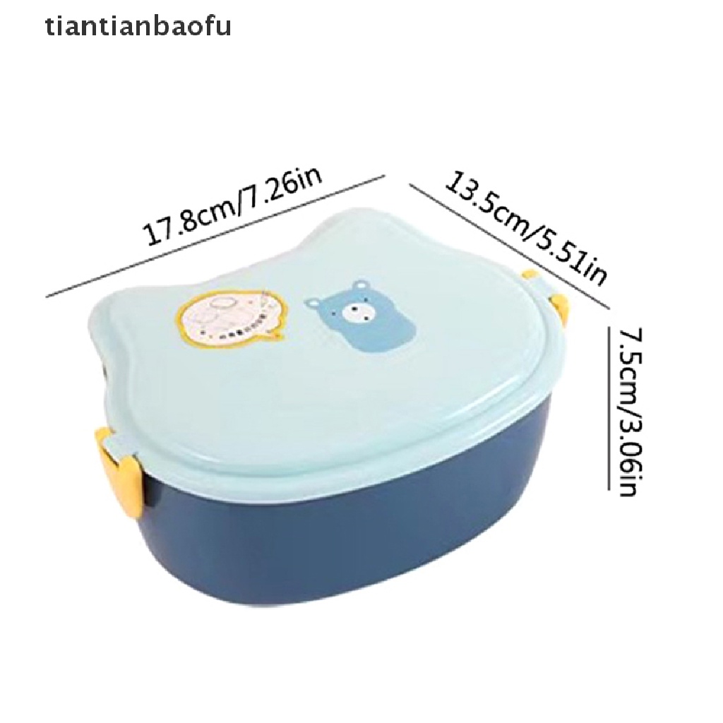 Kotak Makan Siang Bento Dua Lapis Untuk Anak-Anak