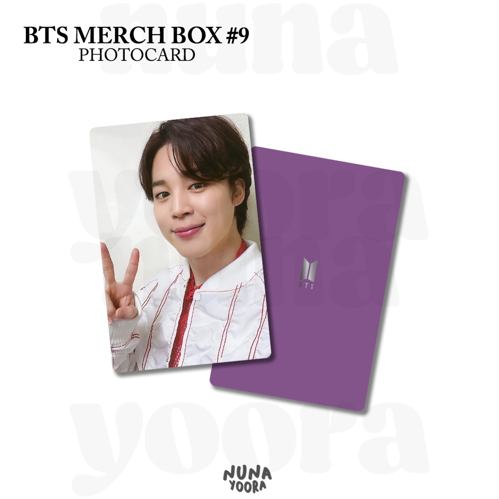 BTS MERCH BOX #9 PHOTOCARD BTS photocard 2022