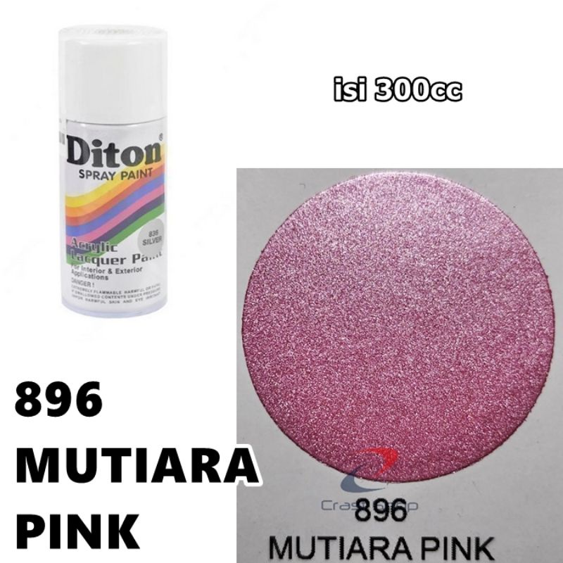 Cat Pilox Diton Mutiara Pink 896 300cc Warna Pearl Merah Muda Ping frame sepeda motor mobil pylox