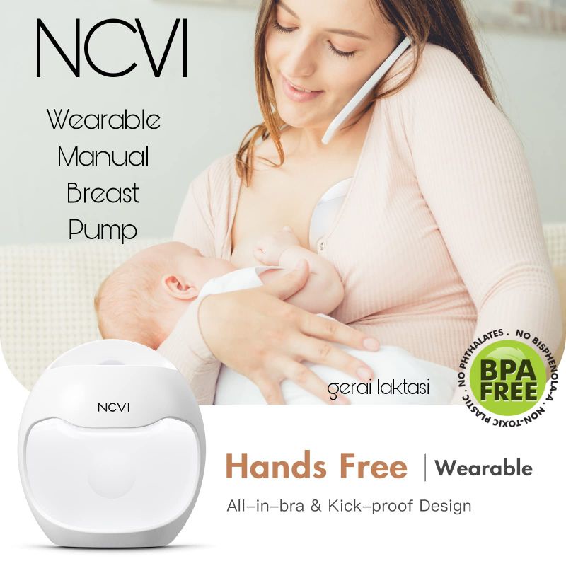 NCVI IN-BRA Wearable Milk Collector - Wearable Manual Breast Pump