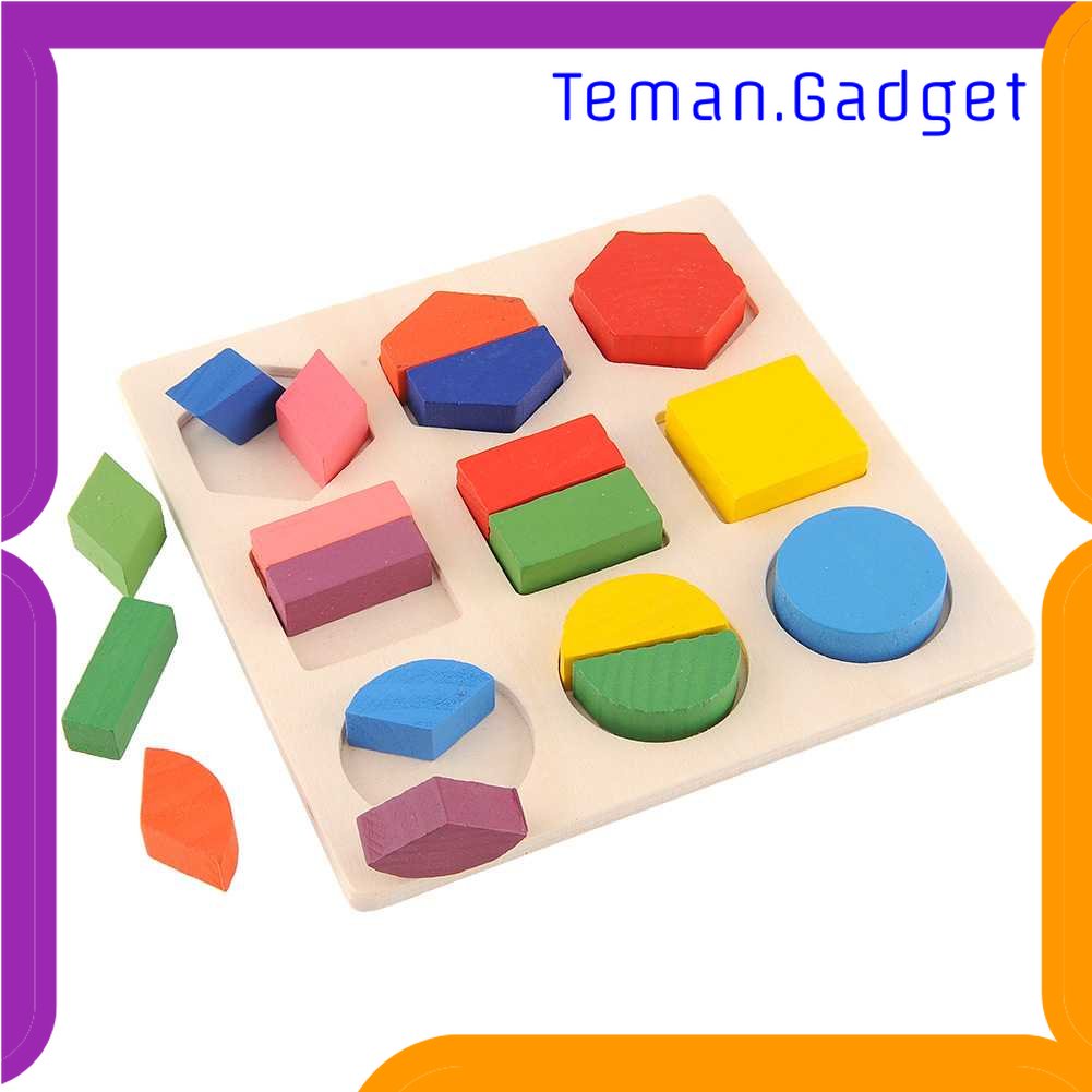 TG-MAN Diikamiiok Mainan Balok Puzzle 3D Geometry Anak - TOY01