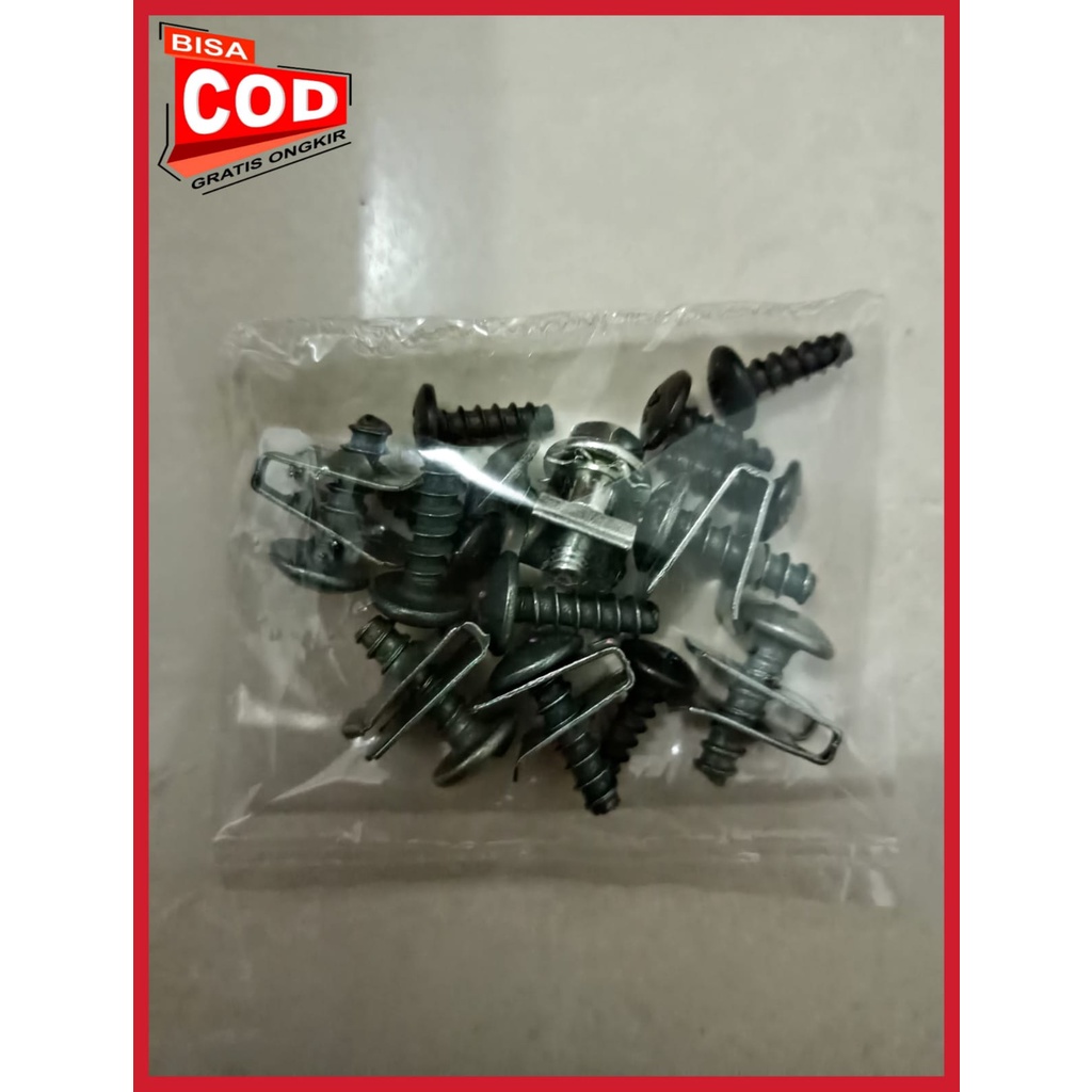 Satu set baut / baud mur batok kepala depan Astrea Grand Impresa / bulus