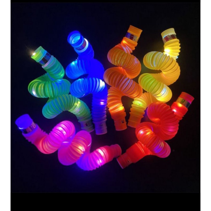 POP LIGHT POP LIGHT MAINAN ANAK LED/POP LIGHT MAINAN ANAK LED 1 SET/POP LIGHT MAINAN ANAK LED  1 SET/POP LIGHT RAINBOW JUMBO/LIGHT UP POP PIPES