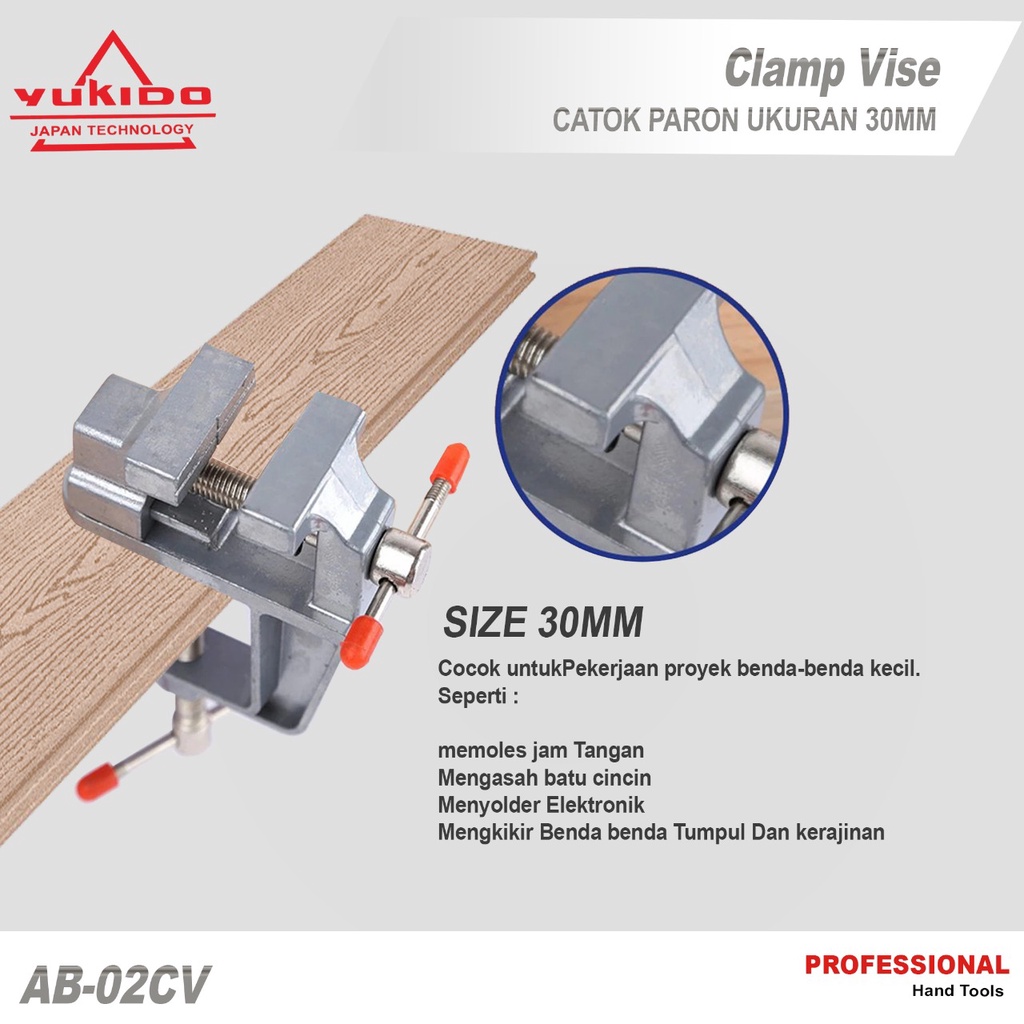 Penjepit Meja Table Vise - Mini Ragum Catok Meja Kecil Penjepit Clamp Meja Catok Vise