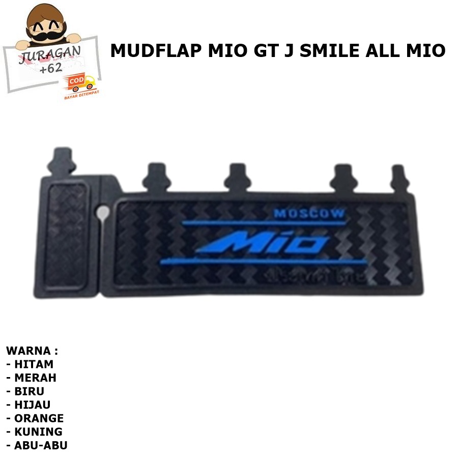 MUDFLAP MIO Z J GT SOUL M3 125 MUDLAP PENAHAN LUMPUR KARET PELINDUNG DINAMO SPAKBOR KOLONG